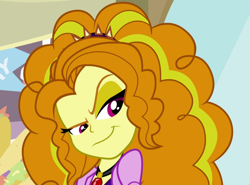 Size: 1460x1080 | Tagged: safe, edit, edited screencap, imported from derpibooru, screencap, adagio dazzle, equestria girls, rainbow rocks, cropped, gem, siren gem, smiling, smirk, solo