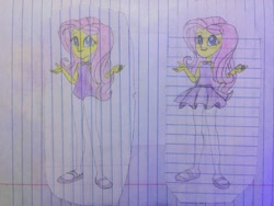 Size: 3264x2448 | Tagged: safe, artist:dupontsimon, imported from derpibooru, fluttershy, fanfic:magic show of friendship, equestria girls, ballerina, clothes, fanfic art, flutterina, leotard, traditional art, tutu