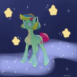 Size: 1000x1000 | Tagged: safe, imported from derpibooru, oc, oc only, oc:mia (malarunych), original species, plush pony, pony, bandage, cutie mark, female, mare, plushie, solo, stars