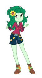Size: 1791x3323 | Tagged: safe, artist:gmaplay, imported from derpibooru, wallflower blush, equestria girls, equestria girls series, let it rain, spoiler:eqg series (season 2), adorasexy, cute, flowerbetes, music festival outfit, sexy, simple background, solo, transparent background