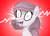 Size: 500x362 | Tagged: safe, artist:muhammad yunus, artist:tanahgrogot, imported from derpibooru, oc, oc only, oc:annisa trihapsari, earth pony, pony, base used, female, lightning, mare, open mouth, pink body, pink hair, red background, simple background, solo, wide eyes