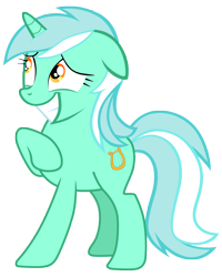 Size: 7600x9500 | Tagged: safe, artist:tardifice, imported from derpibooru, lyra heartstrings, pony, absurd resolution, floppy ears, sheepish grin, simple background, smiling, solo, transparent background, vector