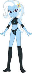 Size: 695x1547 | Tagged: dead source, safe, alternate version, artist:m-brony96, imported from derpibooru, trixie, human, equestria girls, belly button, simple background, sports, transparent background, vector, wrestling