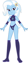 Size: 695x1547 | Tagged: dead source, safe, alternate version, artist:m-brony96, imported from derpibooru, trixie, human, equestria girls, belly button, simple background, solo, sports, transparent background, vector, wrestling