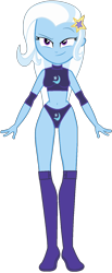 Size: 632x1535 | Tagged: dead source, safe, alternate version, artist:m-brony96, imported from derpibooru, trixie, human, equestria girls, belly button, female, simple background, solo, sports, transparent background, vector, wrestling