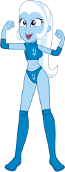 Size: 577x1533 | Tagged: dead source, safe, artist:m-brony96, imported from derpibooru, trixie, human, equestria girls, female, open mouth, simple background, solo, sports, strong, transparent background, vector, wrestling