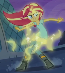 Size: 517x580 | Tagged: safe, imported from derpibooru, screencap, sunset shimmer, equestria girls, my past is not today, cropped, solo