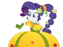 Size: 1280x974 | Tagged: safe, artist:batboy101, imported from derpibooru, rarity, equestria girls, equestria girls series, holidays unwrapped, spoiler:eqg series (season 2), cornucopia costumes, inflatable dress, o come all ye squashful