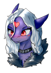 Size: 2894x4093 | Tagged: safe, artist:drimmoart, artist:lizzard_sama, artist:lizzardych, imported from derpibooru, oc, oc only, earth pony, lizard, pony, avatar, collaboration, cute, glowing eyes, hybrid oc, original character do not steal, solo