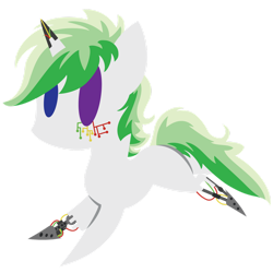 Size: 1280x1281 | Tagged: safe, artist:captshowtime, imported from derpibooru, part of a set, oc, oc only, oc:techno muse, cyborg, pony, unicorn, broken horn, chibi, commission, cute, horn, icon, robotic, simple background, solo, transparent background, ych result, your character here