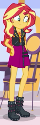 Size: 350x1095 | Tagged: safe, imported from derpibooru, screencap, sunset shimmer, equestria girls, equestria girls series, holidays unwrapped, spoiler:eqg series (season 2), blurry, cropped, dashing through the mall, solo