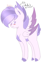 Size: 770x1182 | Tagged: safe, artist:thecommandermiky, imported from derpibooru, oc, oc only, oc:commander miky, deer, deer pony, original species, pegasus, peryton, pony, blushing, cute, solo