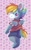 Size: 2539x4096 | Tagged: safe, artist:cutepencilcase, imported from derpibooru, rainbow dash, original species, pegasus, plush pony, pony, semi-anthro, bipedal, clothes, doll, female, g1, g4, g4 to g1, g4 to takara, generation leap, high res, looking at you, looking back, looking back at you, outline, plushie, shirt, shorts, smiling, solo, t-shirt, takara pony, toy, white outline, wings