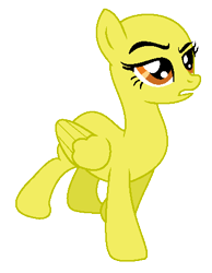 Size: 359x463 | Tagged: safe, artist:m00nl1t-m4sk, imported from derpibooru, oc, oc only, pegasus, pony, bald, base, eyelashes, female, mare, open mouth, pegasus oc, solo, wings