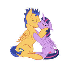 Size: 1280x1025 | Tagged: safe, artist:mlp-headstrong, imported from derpibooru, flash sentry, twilight sparkle, alicorn, pegasus, pony, blushing, duo, female, flashlight, kiss on the lips, kissing, male, mare, shipping, simple background, stallion, straight, transparent background, twilight sparkle (alicorn)