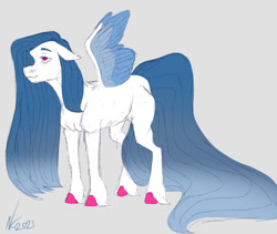 Size: 1280x1081 | Tagged: safe, artist:corisodapop, imported from derpibooru, oc, oc only, pegasus, pony, colored wings, female, mare, multicolored wings, solo, wings