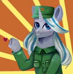 Size: 1000x1010 | Tagged: safe, artist:ske, imported from derpibooru, oc, oc only, oc:moon shadow, pony, unicorn, clothes, military uniform, solo, uniform