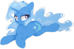 Size: 2209x1454 | Tagged: safe, artist:cinnamontee, imported from derpibooru, trixie, pony, unicorn, female, lying down, mare, prone, simple background, solo, transparent background