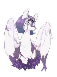 Size: 2000x2708 | Tagged: safe, artist:slowpoke, imported from derpibooru, oc, oc only, pegasus, pony, bust, solo