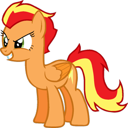 Size: 927x926 | Tagged: safe, artist:pegasski, artist:princessdeathwish, imported from derpibooru, oc, oc only, oc:firefoot, pegasus, pony, base used, eyelashes, female, grin, mare, pegasus oc, simple background, smiling, smirk, solo, transparent background, two toned wings, wings