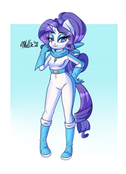 Size: 1300x1800 | Tagged: safe, artist:melliedraws, imported from derpibooru, rarity, anthro, clothes, mario kart, racing suit, solo