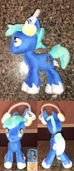 Size: 2155x4985 | Tagged: safe, imported from derpibooru, oc, oc:hoof beatz, bronycon, bronycon 2013, photo, plushie