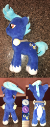 Size: 2056x5266 | Tagged: safe, imported from derpibooru, oc, oc:hoof beatz, bronycon, bronycon 2017, photo, plushie