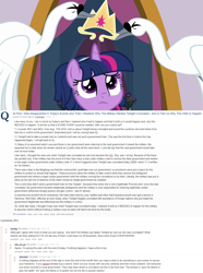 Size: 1326x1779 | Tagged: safe, imported from ponybooru, twilight sparkle, the last problem, conspiracy theory, coronation, qanon, satire, text, wall of text