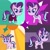 Size: 2048x2048 | Tagged: safe, artist:kuroinuhiraff, imported from derpibooru, starlight glimmer, pony, unicorn, my little pony: pony life, the cutie map, the last problem, age progression, clothes, equal cutie mark, female, filly, filly starlight glimmer, g4, g4 to g4.5, g4.5, headmare starlight, older, older starlight glimmer, pigtails, pony life, s5 starlight, style emulation, suit, younger