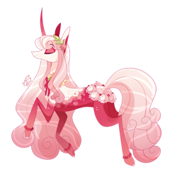 Size: 1280x1261 | Tagged: safe, artist:sugaryicecreammlp, imported from derpibooru, oc, oc only, oc:christine, original species, pony, unicorn, female, mare, simple background, solo, sweetart, transparent background