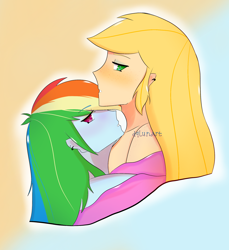 Size: 1876x2048 | Tagged: artist needed, source needed, safe, artist:dqlunart, imported from derpibooru, applejack, rainbow dash, equestria girls, appledash, female, lesbian, shipping