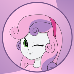 Size: 2451x2451 | Tagged: safe, artist:diilaycc, imported from derpibooru, sweetie belle, equestria girls, solo