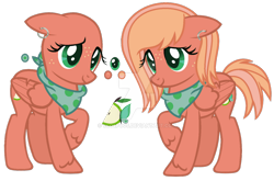 Size: 1280x845 | Tagged: safe, artist:cloefo05, imported from derpibooru, oc, oc only, pegasus, pony, bandana, base used, color palette, cutie mark, ear piercing, earring, female, floppy ears, freckles, jewelry, mare, offspring, parent:big macintosh, parent:fluttershy, parents:fluttermac, piercing, raised hoof, reference sheet, solo