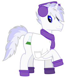 Size: 1200x1422 | Tagged: safe, artist:masem, imported from derpibooru, oc, oc only, oc:litmus paper, pony, unicorn, derpibooru community collaboration, 2021 community collab, clothes, coat, earmuffs, scarf, simple background, solo, transparent background