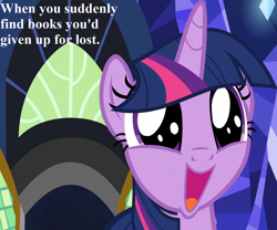 Size: 1296x1080 | Tagged: safe, edit, edited screencap, imported from derpibooru, screencap, twilight sparkle, alicorn, shadow play, cropped, cute, excited, faic, text, twiabetes, twilight sparkle (alicorn), twilight sparkle is best facemaker, twilight's castle