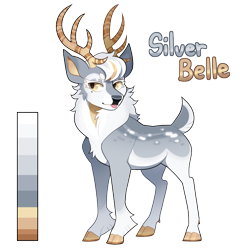Size: 834x839 | Tagged: safe, artist:lastnight-light, imported from derpibooru, oc, oc only, oc:silver belle, deer, male, simple background, solo, transparent background