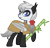 Size: 3113x3000 | Tagged: safe, alternate version, artist:magnusmagnum, imported from derpibooru, oc, oc only, oc:bamboo mistshadow, bat pony, bear, panda, panda pony, pony, derpibooru community collaboration, 2021 community collab, bamboo, bat pony oc, bat wings, bow, cape, clothes, cutie mark, ear fluff, fangs, looking at you, raised hoof, ribbon, show accurate, simple background, smiling, solo, transparent background, wings