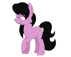 Size: 5000x4000 | Tagged: safe, artist:anedgycreator, imported from derpibooru, oc, oc only, earth pony, pony, derpibooru community collaboration, 2021 community collab, earth pony oc, female, lidded eyes, mare, simple background, smiling, smirk, solo, transparent background