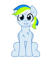 Size: 900x1080 | Tagged: safe, artist:yaaaco, artist:yaco, derpibooru exclusive, imported from derpibooru, oc, oc:rain bow, pegasus, pony, derpibooru community collaboration, 2021 community collab, male, simple background, sitting, smiling, transparent background