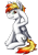 Size: 2101x2986 | Tagged: safe, artist:bomzzzik, artist:sweeper, artist:triksa, imported from derpibooru, oc, oc only, oc:gear keeper, pegasus, pony, derpibooru community collaboration, 2021 community collab, simple background, solo, transparent background