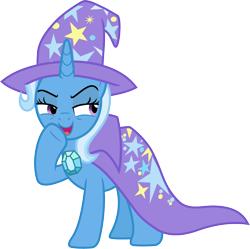 Size: 3008x3000 | Tagged: safe, artist:jeatz-axl, imported from derpibooru, trixie, pony, unicorn, no second prances, cape, clothes, female, hat, mare, simple background, solo, transparent background, trixie's cape, trixie's hat, vector