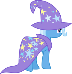 Size: 3000x3117 | Tagged: safe, artist:jeatz-axl, imported from derpibooru, trixie, pony, no second prances, cape, clothes, female, hat, mare, simple background, solo, transparent background, trixie's cape, trixie's hat, vector, walking