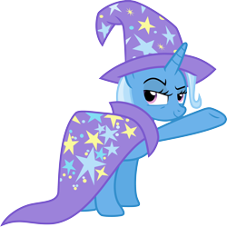 Size: 3002x3000 | Tagged: safe, artist:jeatz-axl, imported from derpibooru, trixie, pony, unicorn, no second prances, cape, clothes, female, hat, mare, raised hoof, simple background, transparent background, trixie's cape, trixie's hat, vector