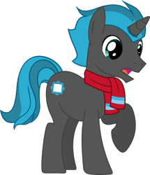Size: 1200x1396 | Tagged: safe, artist:yoshimon1, derpibooru exclusive, imported from derpibooru, part of a set, oc, oc only, oc:shimmer scroll, pony, unicorn, clothes, cloud, male, open mouth, scarf, simple background, solo, stallion, surprised, transparent background
