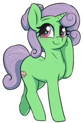 Size: 775x1155 | Tagged: safe, artist:t72b, imported from derpibooru, oc, pony, unicorn, derpibooru community collaboration, 2021 community collab, blushing, female, hoof on cheek, mare, simple background, solo, transparent background