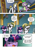 Size: 1204x1700 | Tagged: safe, artist:tarkron, imported from derpibooru, spike, twilight sparkle, oc, oc:cosmo cool, alicorn, dragon, pony, unicorn, comic:the royal sandal, comic, sunglasses, twilight sparkle (alicorn)