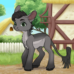 Size: 1024x1024 | Tagged: safe, imported from derpibooru, oc, oc only, donkey, pony, avatar maker factory, male, smiling, solo
