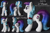 Size: 1307x871 | Tagged: safe, artist:wdeleon, imported from derpibooru, oc, oc only, oc:aurora starling, earth pony, pony, braid, braided ponytail, commission, craft, custom, female, gradient mane, gradient tail, irl, mare, multiple angles, photo, plushie, solo, standing, toy, white coat