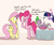 Size: 2400x2000 | Tagged: safe, artist:rocket-lawnchair, imported from derpibooru, fluttershy, pinkie pie, spike, twilight sparkle, dragon, earth pony, pegasus, pony, dialogue, female, high res, male, mare, pun, smiling, spiked punch