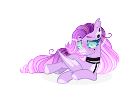 Size: 1280x875 | Tagged: safe, artist:bebraveforme, artist:reptaurdrawsmlp, artist:tired-horse-studios, imported from derpibooru, oc, oc only, oc:cotton wings, bat pony, pony, female, lying down, mare, prone, simple background, solo, transparent background